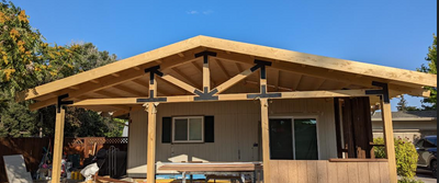 Howe Truss Brackets installed in Texas