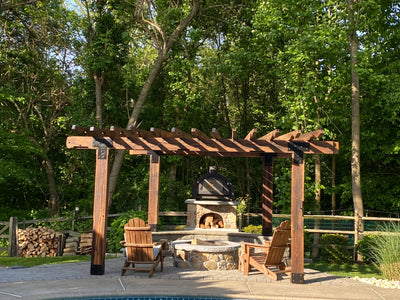 Rustic looking Pergola in Delaware