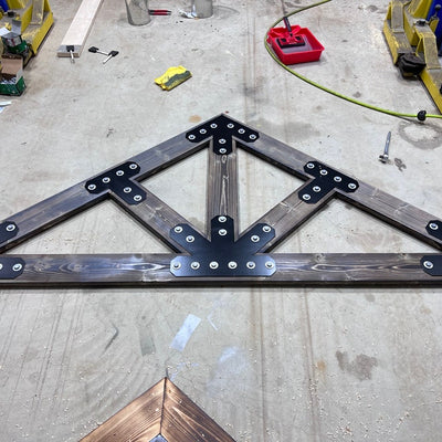 Truss ready for install in Indiana