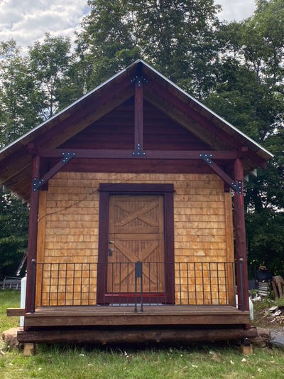 Custom Brackets for a cabin in Maine