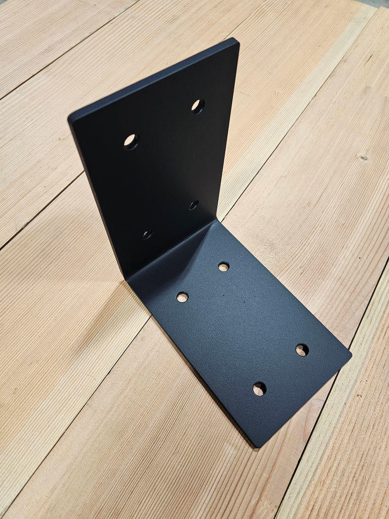 Steel Angle Bracket for 6 inch Beams - Square