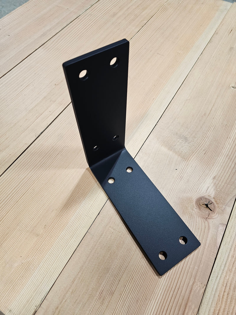 Steel Angle Bracket for 4 inch Beams - Square